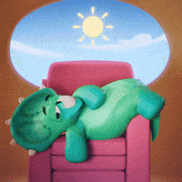 Tired Leave Me Alone GIF by Claynosaurz