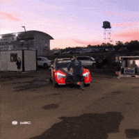 Service Push GIF by FIA World Rally Championship