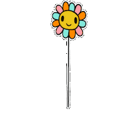 Happy Flower Sticker