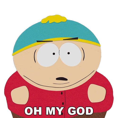Eric Cartman Omg Sticker by South Park