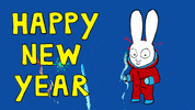 Celebrate Happy New Year GIF by Simon Super Rabbit