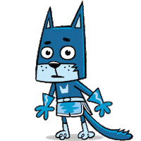 I Love You Cat Sticker by Holler Studios