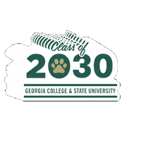 Mascot Thunder Sticker by Georgia College & State University