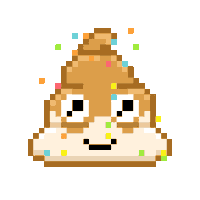 Art Shitting Sticker by Poopies.io