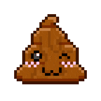 Art Shitting Sticker by Poopies.io