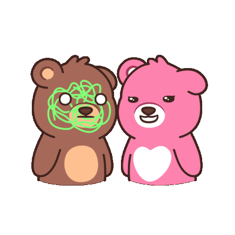 Teddy Bear Lol Sticker by BEARISH