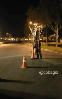 safety cone GIF