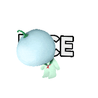 Orange Character Sticker
