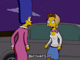 marge simpson car GIF