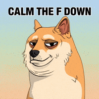 Calm Down Shiba Inu GIF by Doge Pound