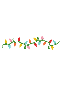 Christmas Rainbow Sticker