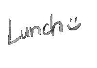 nunch lunch ランチ nutter Sticker
