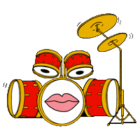 South By Southwest Drums Sticker by SXSW
