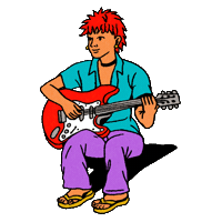 Music Festival Guitar Sticker by SXSW