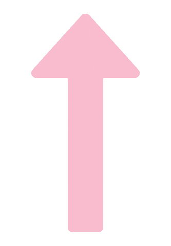 Pink Arrow Sticker by Nice Branding Agency