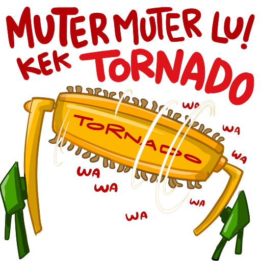 DufanAncol giphyupload tornado hai suka Sticker