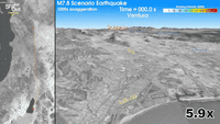 Simulation Shaking GIF by Southern California Earthquake Center