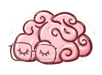 Sleepy Brain Sticker