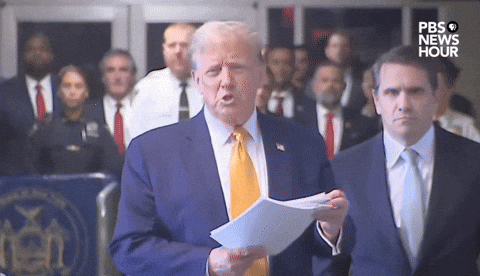 Donald Trump GIF by PBS News