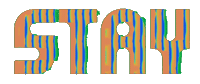 Glitch Text Sticker