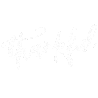 Typography Thank You Sticker