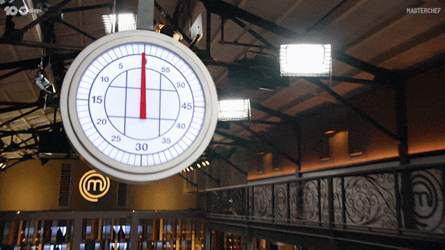 Big Clock Time GIF by MasterChefAU