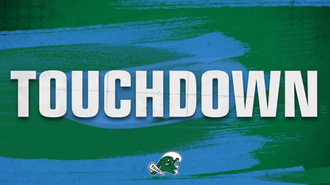 Football Touchdown GIF by GreenWave