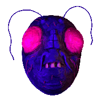 fly mask Sticker by Studios Stickers