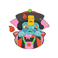 Sad Hong Kong Sticker