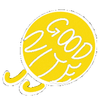 Good Night Sticker