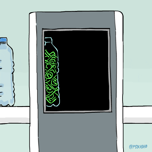 bottled water fox GIF by Animation Domination High-Def