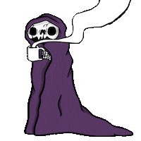 Tired Coffee Sticker
