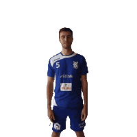 Handball Bluewhitedynamite Sticker by Handbalclub Izegem