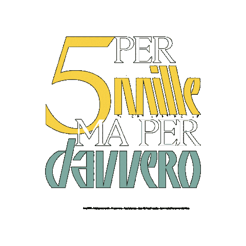 Vitanonprofit giphygifmaker appello 5 per mille mobilitazione Sticker