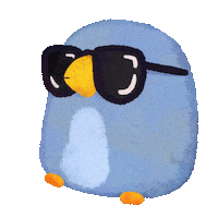 Ice Cold Sunglasses Sticker by Kev Lavery