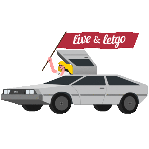 Happy Back To The Future Sticker by letgo
