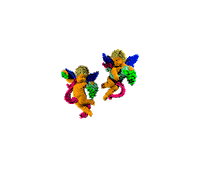 Neon Angel Sticker