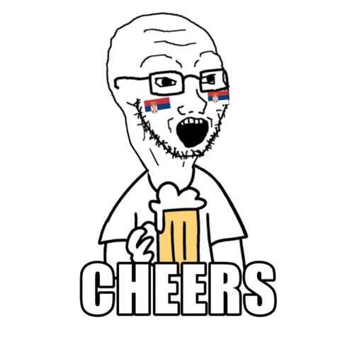 Beer Cheers Sticker