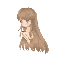 Sad Illustration Sticker