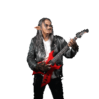 eatrotten guitar metal shredding eatrotten Sticker