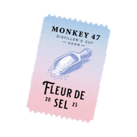 Monkey47 Fleurdesel Sticker by Monkey 47 Schwarzwald Gin