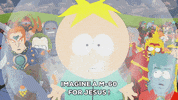 butters stotch jesus GIF by South Park 