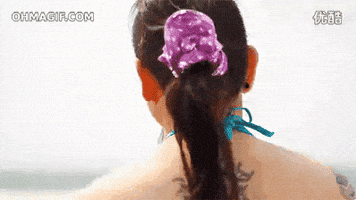 long hair girl GIF