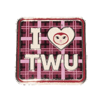 pinnedpins heart university texas owl Sticker