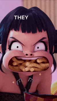 Angry Zoey GIF