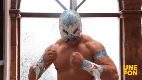 lucha libre gym GIF by Unefon