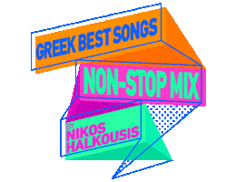 Non Stop Mix Nikos Halkousis Sticker by Heaven Music