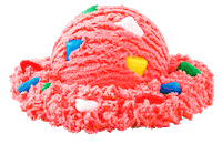 Transparent Icecream Sticker