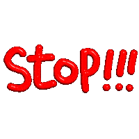 Stop No Sticker