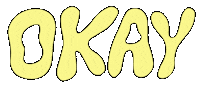 K Ok Sticker by nicolle velcro